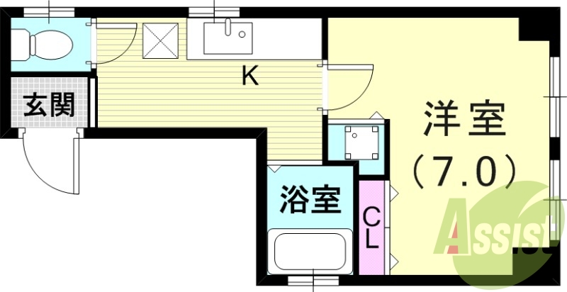 3階の間取り図