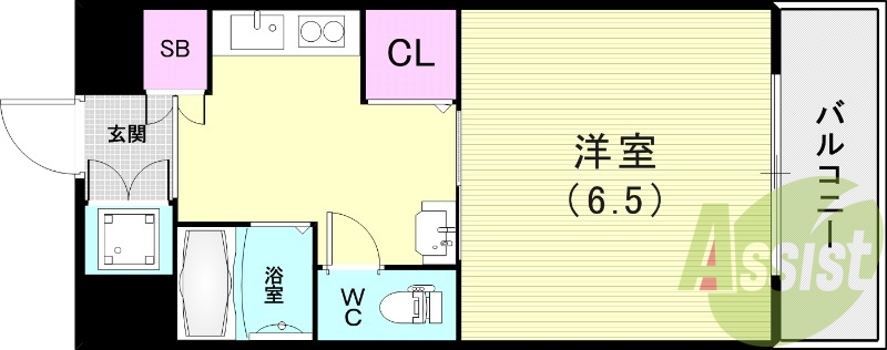 シンプルな住み心地を実感できる素敵な間取りになってます。