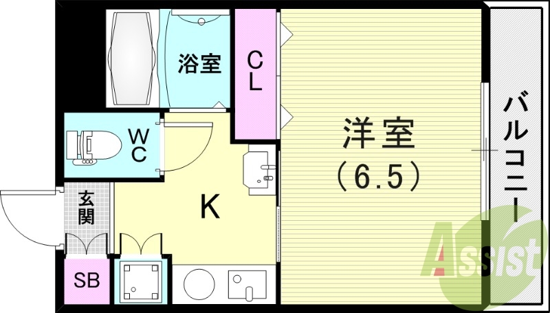 シンプルな住み心地を実感できる素敵な間取りになってます。