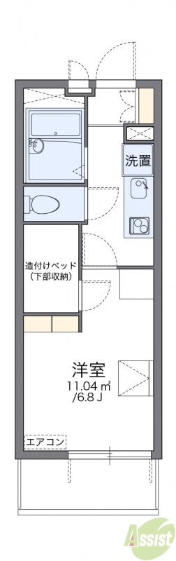 代表的な間取のため実際の間取とは異なる場合があります