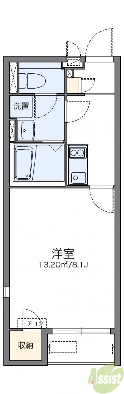 代表的な間取のため実際の間取とは異なる場合があります