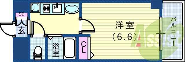 1階の間取り図