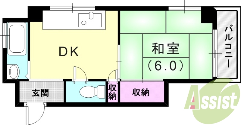 3階の間取り図