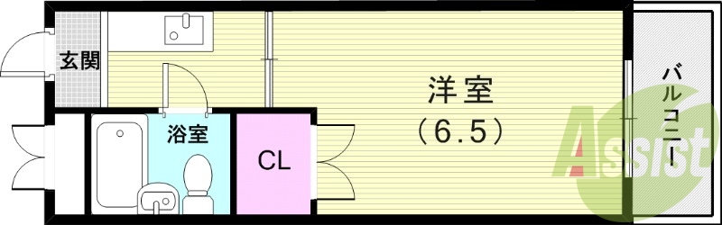 3階の間取り図