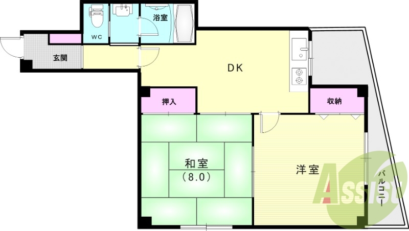 3階の間取り図