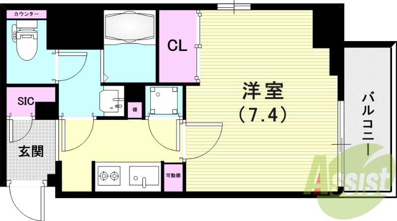 10階の間取り図