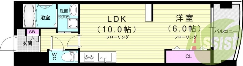 3階の間取り図
