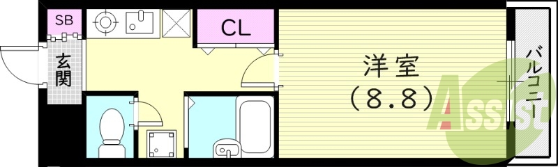 3階の間取り図