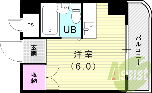 7階の間取り図