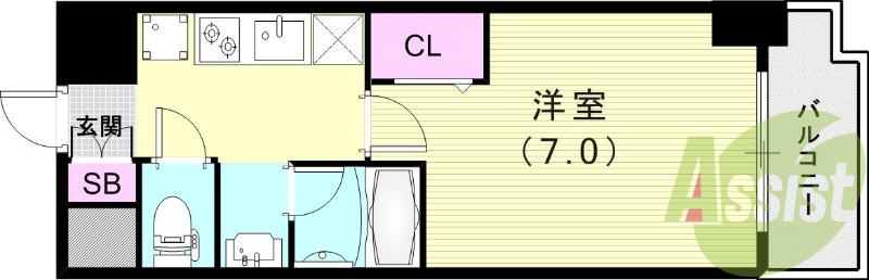 14階の間取り図