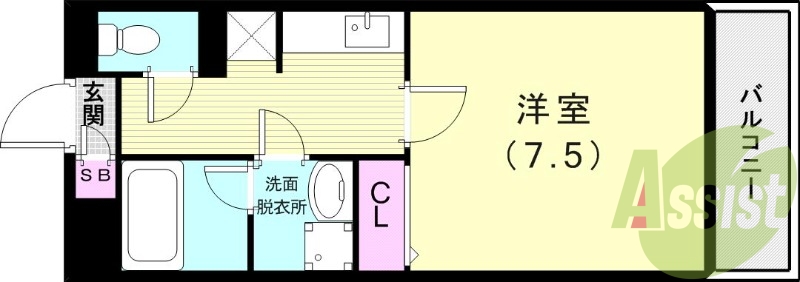 3階の間取り図