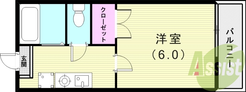 1階の間取り図