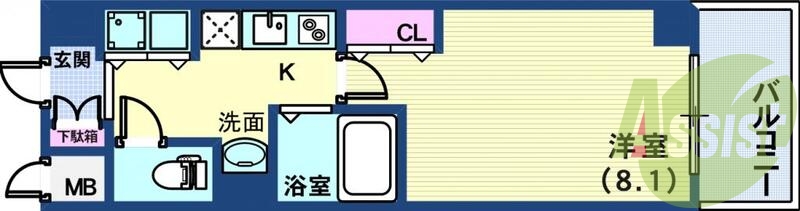 7階の間取り図