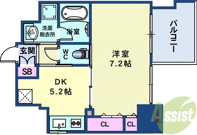 9階の間取り図