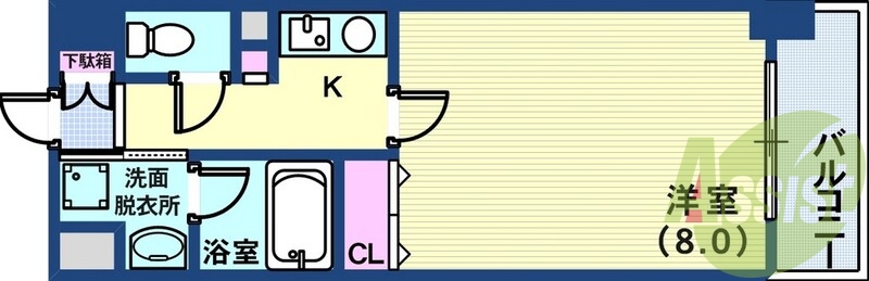6階の間取り図