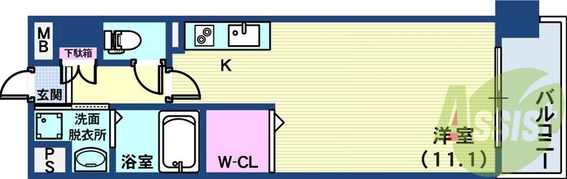 10階の間取り図