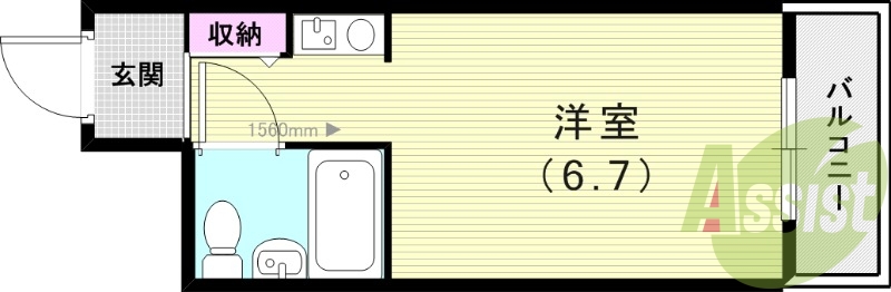 7階の間取り図