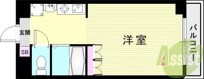 7階の間取り図