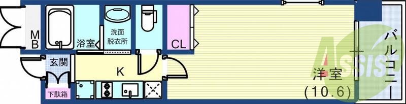 10階の間取り図