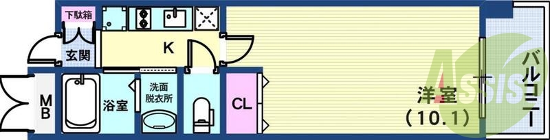 5階の間取り図