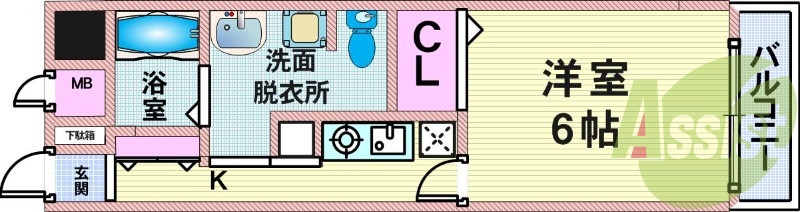 5階の間取り図