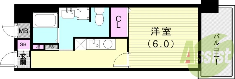 7階の間取り図