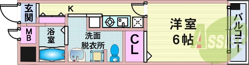 10階の間取り図
