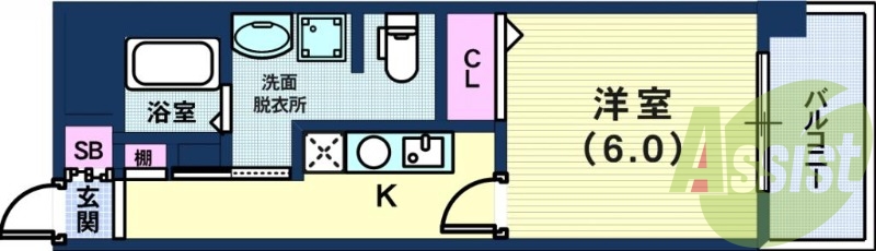 7階の間取り図