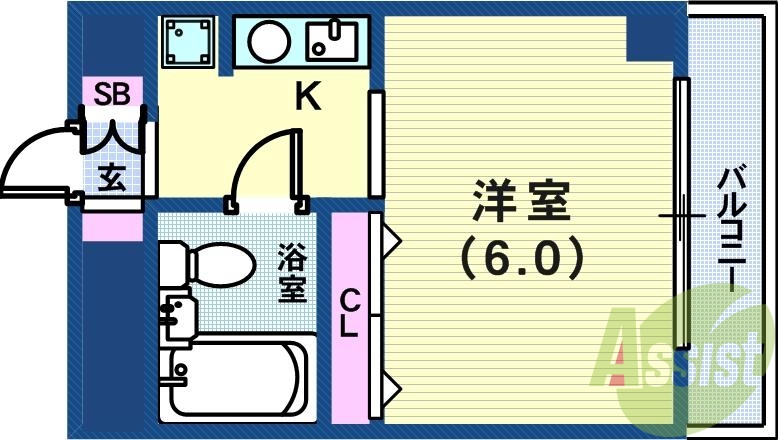 3階の間取り図