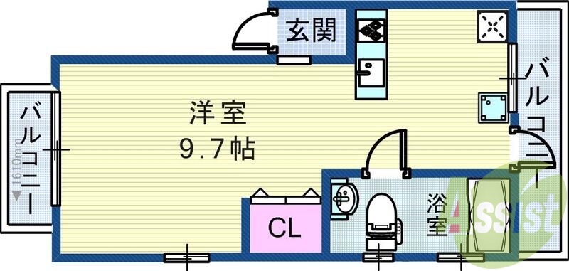 3階の間取り図
