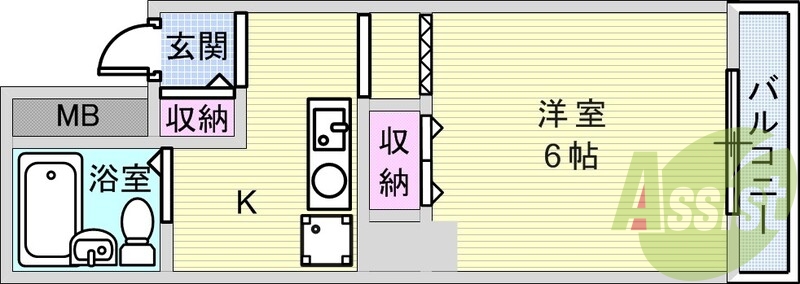 3階の間取り図