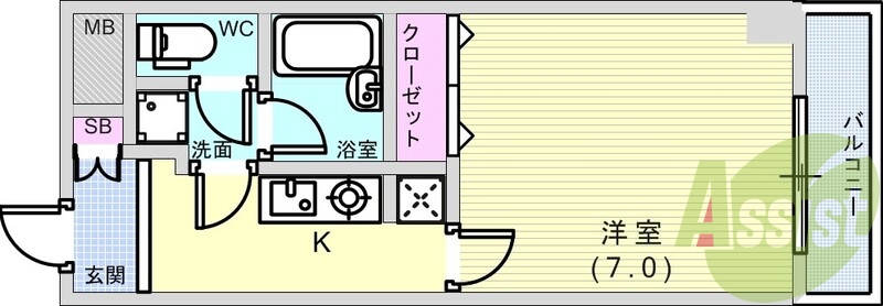 3階の間取り図