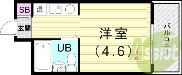3階の間取り図