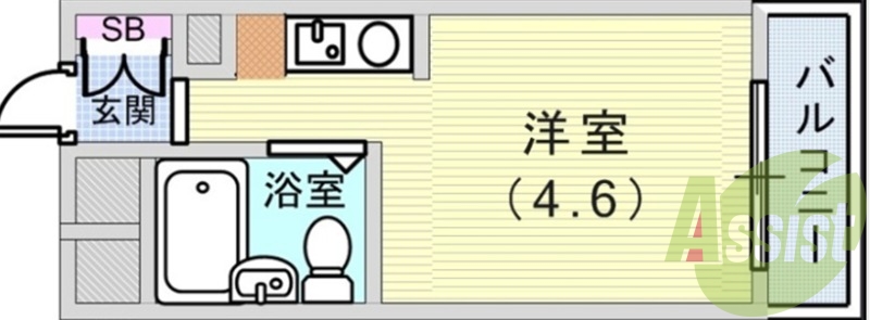 3階の間取り図