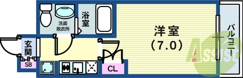 3階の間取り図