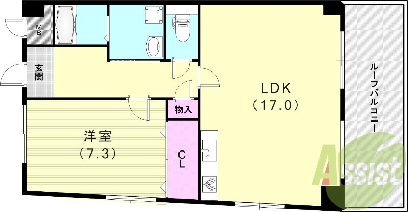 3階の間取り図