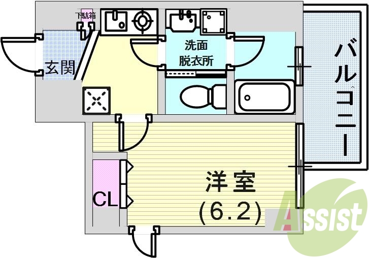 7階の間取り図