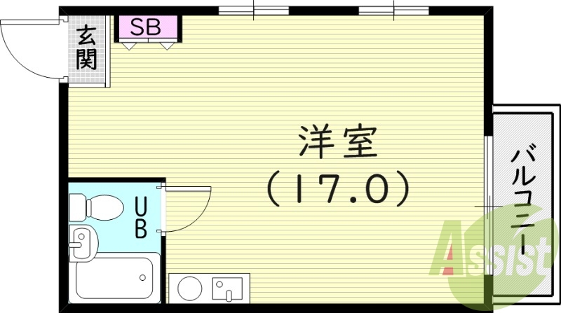 3階の間取り図