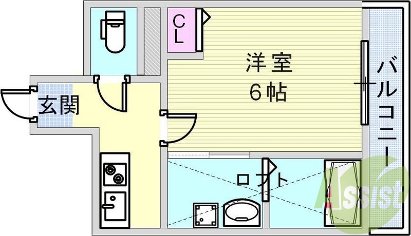 人気のロフト付間取り、使い勝手バッチリ