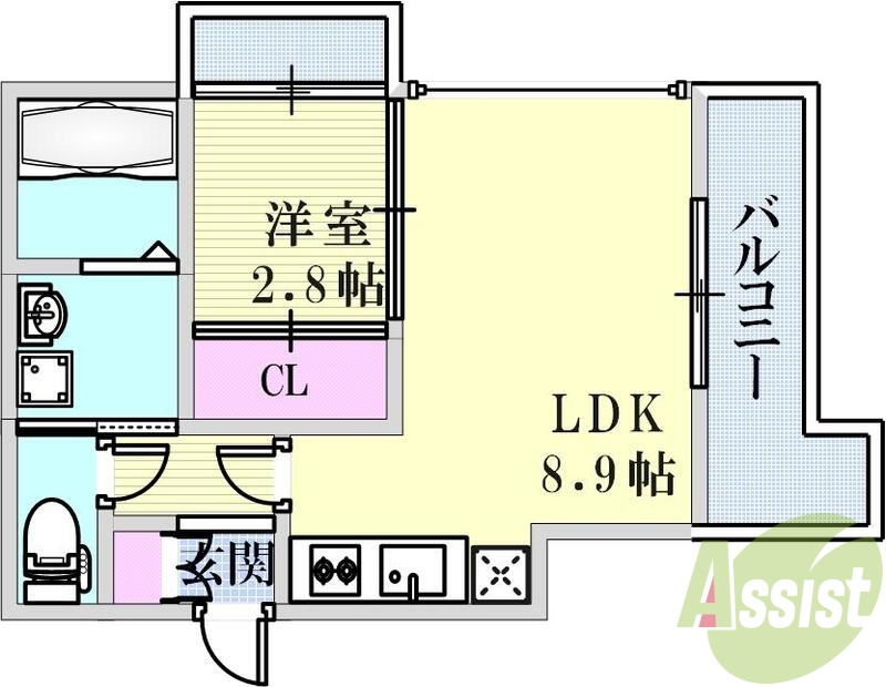 駅近生活便利　人気の１ＬＤＫ