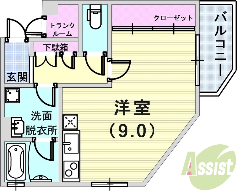 お洒落さんのための１R