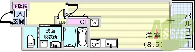 11階の間取り図