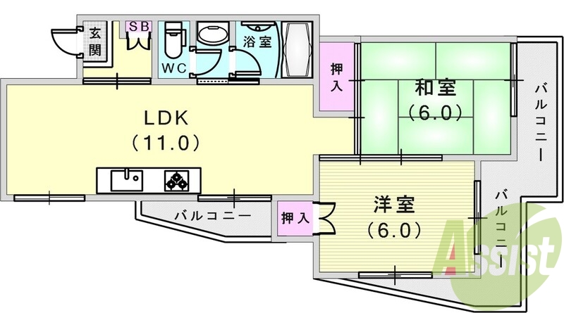 室内リフォームしておりとっても綺麗