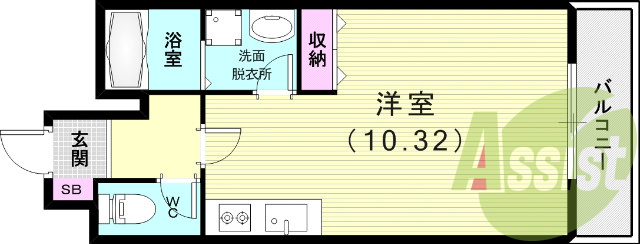 15階の間取り図