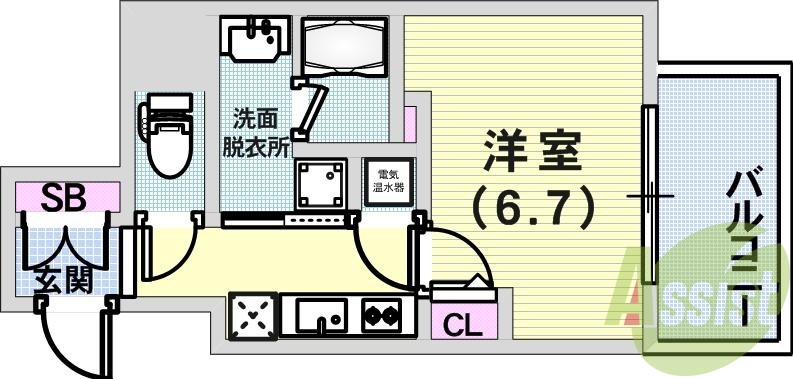 オーソドックス間取り