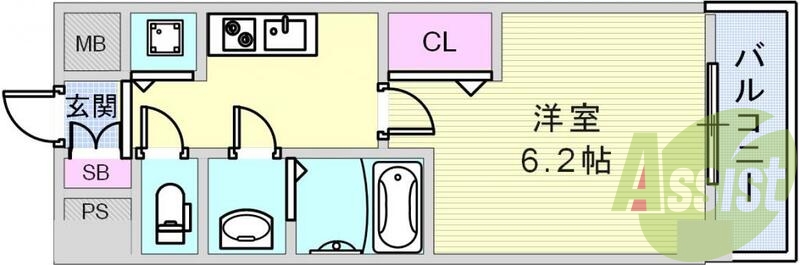 9階の間取り図