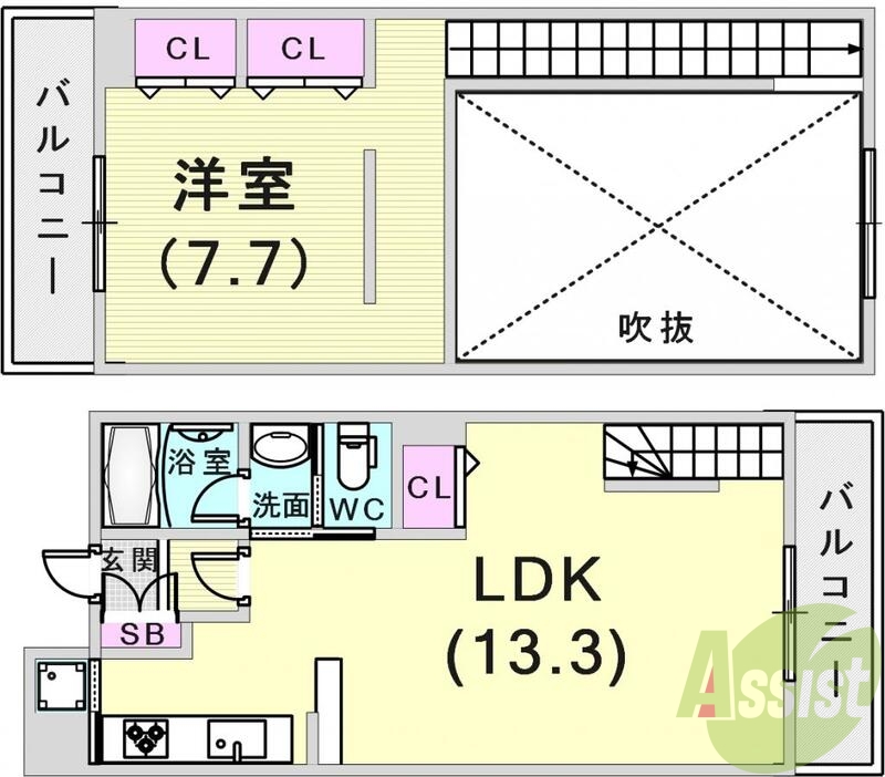 12階の間取り図