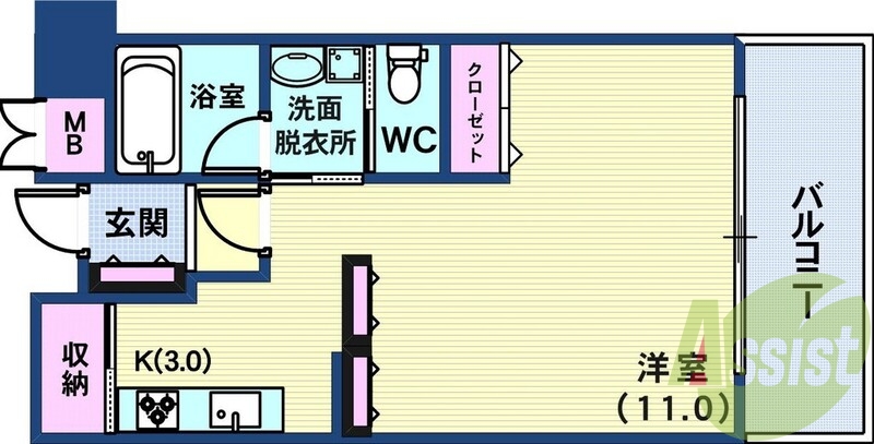 11階の間取り図