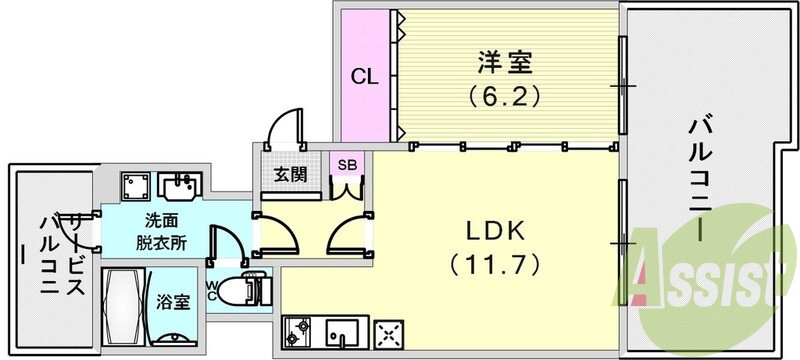 使いやすい間取です。