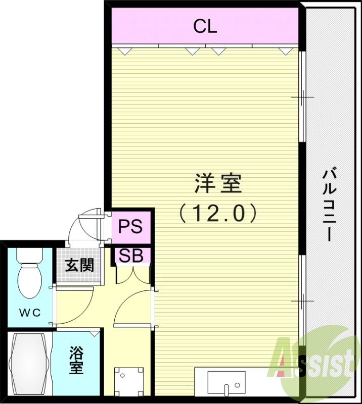 5階の間取り図